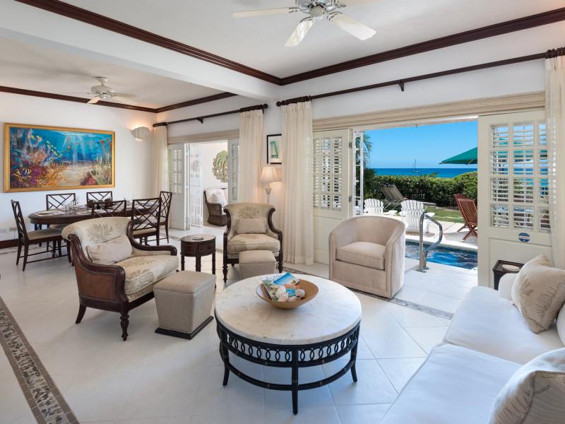 Mahogany Bay - Fathoms End  , Beachfront villas Barbados , Paynes Bay , West Coast Barbados  