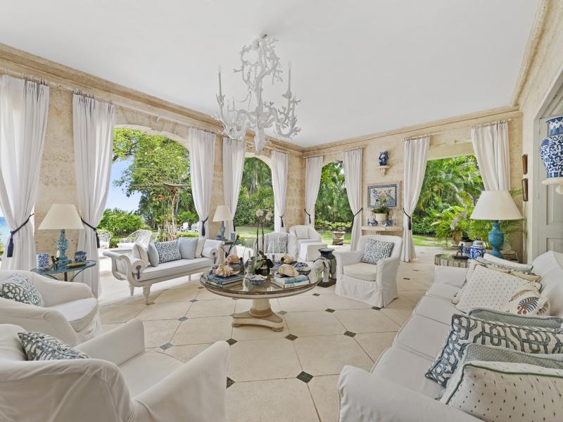 Mango Bay Villa- Beachfront Messel style , Beachfront villas Barbados , St James , West Coast Barbados  